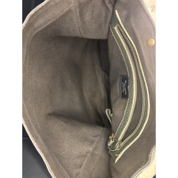 Stunning Pulicati large Italian Leather Bag. Great Condition In Olive Green. - Picture 6 of 14